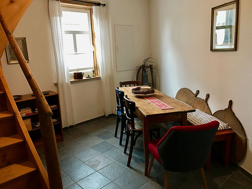 Gästehaus Alte Wäscherei - Essbereich